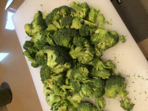 Chopped broccoli
